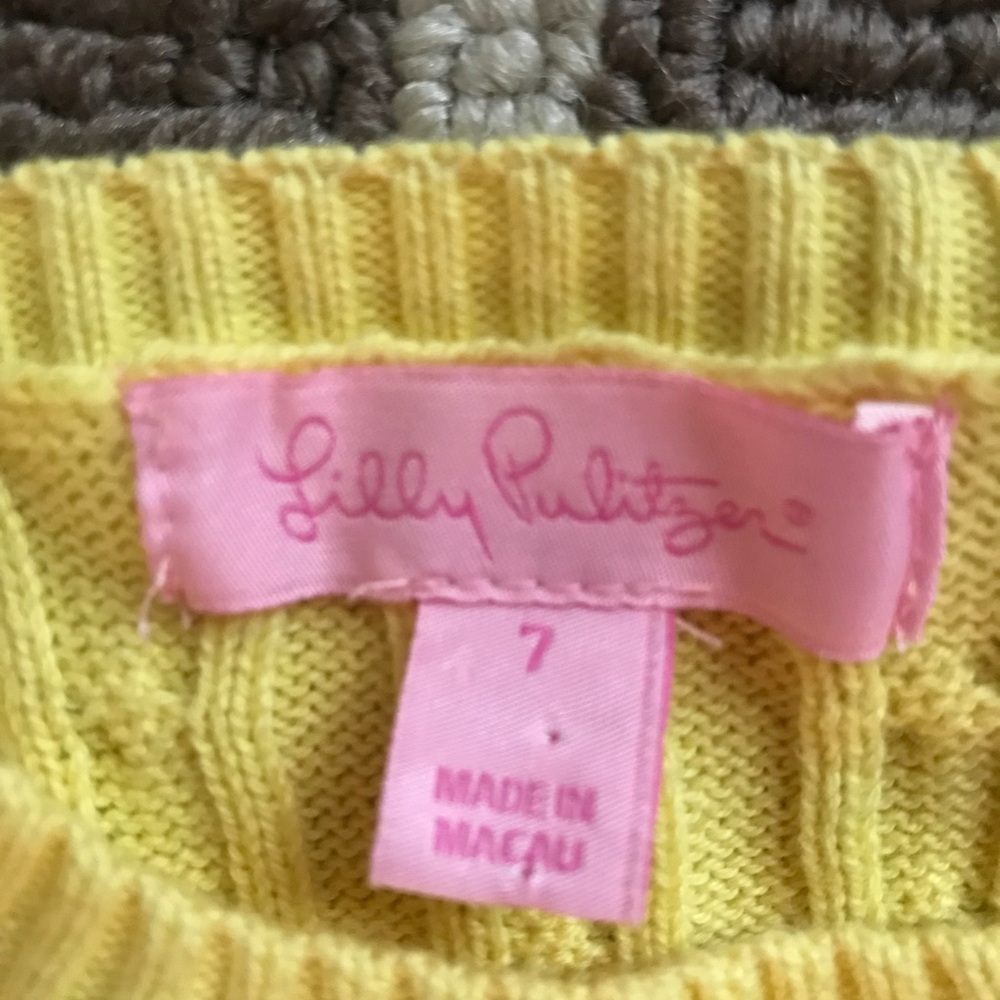 Lilly Pulitzer girls sweater size 7